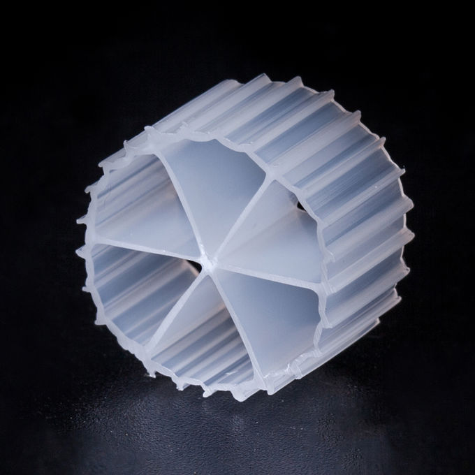 Saving Space MBBR biopipe Fliter Media PE63 For Waste Water Treatment / RAS With White Color A²/O technology 3