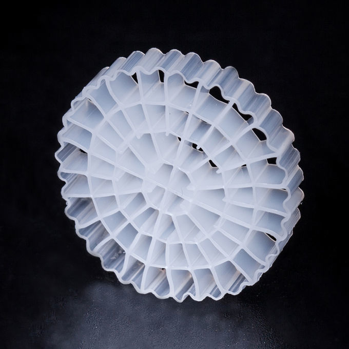 Saving Space MBBR biopipe Fliter Media PE63 For Waste Water Treatment / RAS With White Color AÂ²/O technology 9