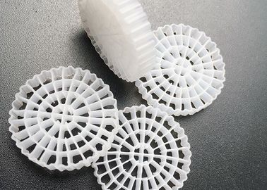 25*5mm BIO फिल्टर मीडिया K5 MBBR स्लाइस मीडिया फ्लोयंट फिश फार्मिंग बायोबॉल