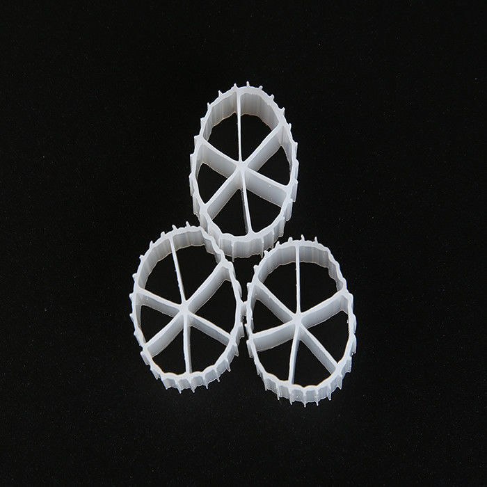 100% वर्जिन एचडीपीई बायो फिल्टर मीडिया अपशिष्ट जल उपचार के लिए सफेद रंग