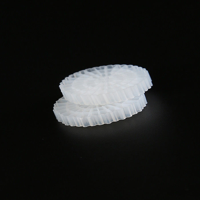 आरएएस सफेद प्लास्टिक फिल्टर मीडिया एमबीबीआर K5 मछली फार्म के लिए, जल उपचार