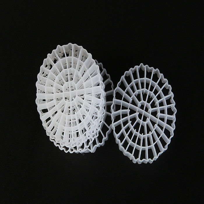 सुपर डेकार्बराइजेशन एमबीबीआर जल उपचार फ्लोटिंग फिल्टर मीडिया 25mm X 4mm