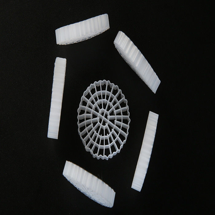 सुपर डेकार्बराइजेशन एमबीबीआर जल उपचार फ्लोटिंग फिल्टर मीडिया 25mm X 4mm