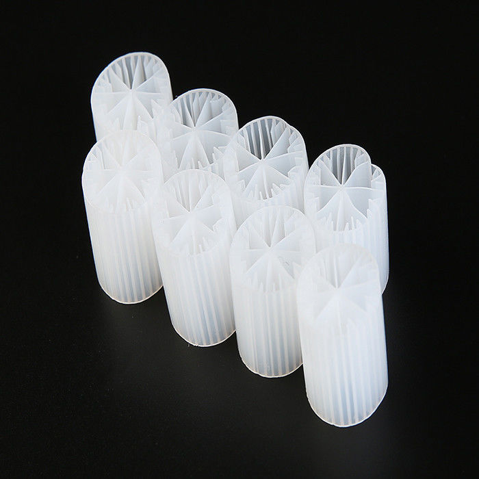 एचडीपीई प्लास्टिक फिल्टर मीडिया MBBR FOR RAS SYSTEM Long Life Span मीडिया