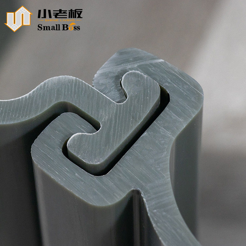 प्लास्टिक U718 पुनर्नवीनीकृत विनाइल शीट ढेर तटबंध समेकन नदी तल समेकन प्लास्टिक शीट ढेर