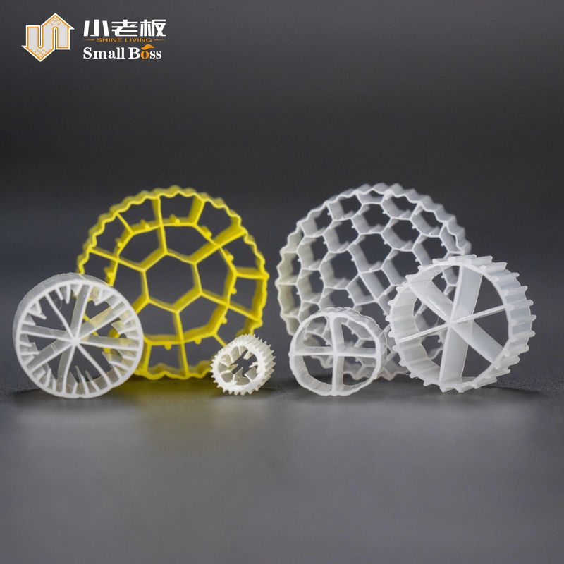 सफेद रंग का एमबीबीआर मीडिया बड़ा एरा के3 अधिकतर एनाएरोबिक टैंक के लिए आदर्श एमबीबीआर वाहक सीओडी बोड हटाने के लिए