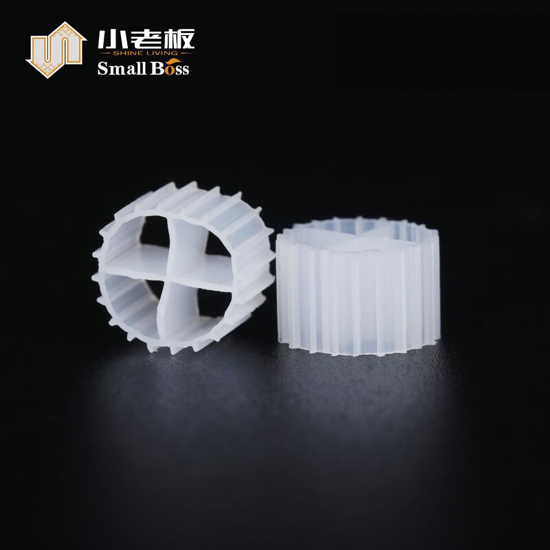 एचडीपीई लघु आकार K1 बायो फिल्टर मीडिया 900m2 / M3 सतह क्षेत्रफल 11*7mm आकार