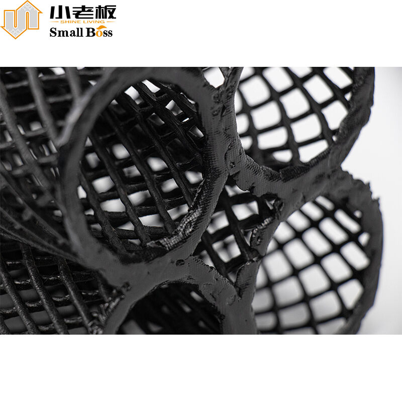 संरचित फ़िल्टर मीडिया इको एक्वेरियम संरचित उद्यान कोई तालाब एमबीबीआर फ्लोटिंग मीडिया बायो-ब्लॉक डी 50 मिमी