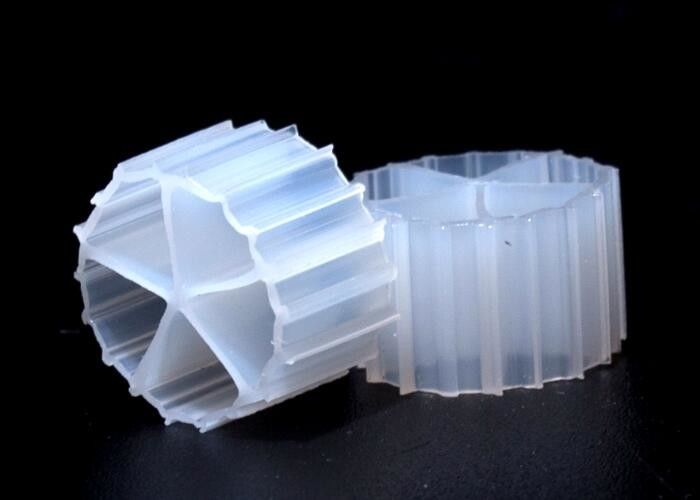 हाइड्रोफिलिक एमबीबीआर प्लास्टिक फिल्टर मीडिया कम ऊर्जा खपत