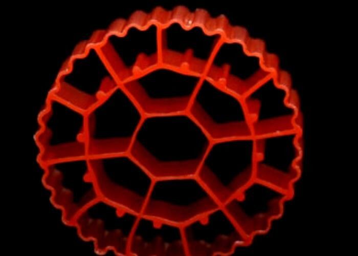 एमबीबीआर बायो फिल्टर मीडिया के साथ सफेद रंग और कुंवारी एचडीपीई सामग्री अपशिष्ट जल के लिए