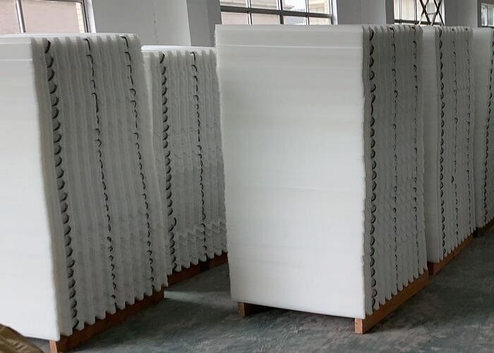 यूवी प्रतिरोधी लामेला फ़िल्टर डुबकीदार एरिएटेड फिक्स्ड फिल्म्स सफेद रंग