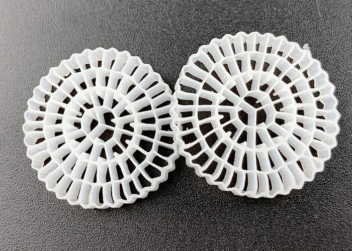 Kaldnes K5 एफडीए सुरक्षा सक्रिय बायोफिल्म फास्ट हैंगिंग Mbbr बायो फिल्टर मीडिया