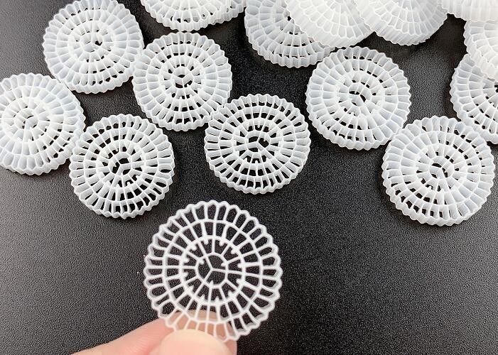 Kaldnes K5 एफडीए सुरक्षा सक्रिय बायोफिल्म फास्ट हैंगिंग Mbbr बायो फिल्टर मीडिया