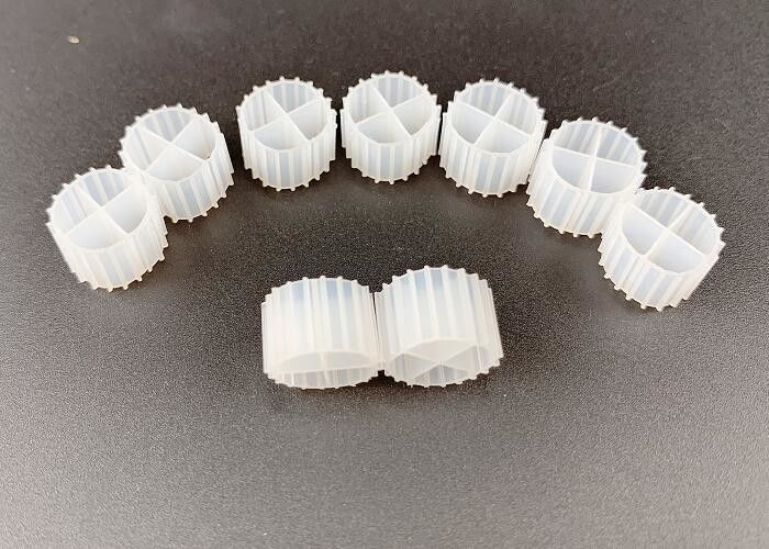 वर्जिन एचडीपीई व्हाइट 11 एमएम बायो फिल्टर मीडिया डेनिट्रीफिकेशन के लिए