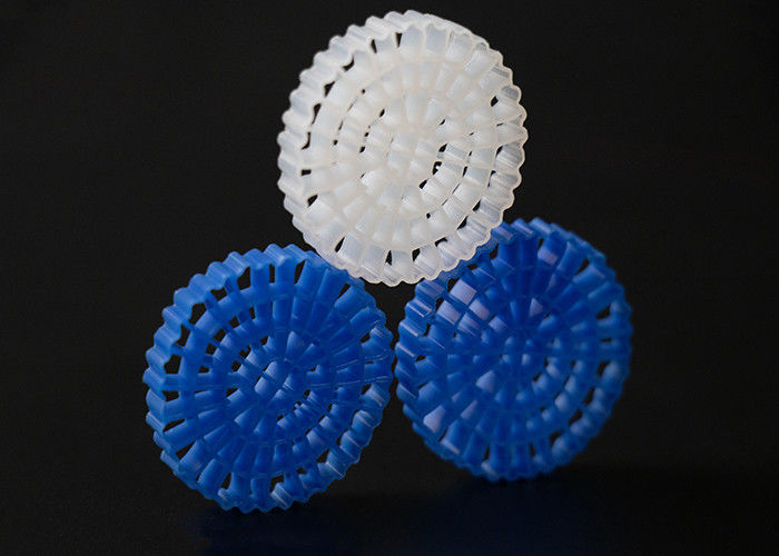 आरएएस सफेद प्लास्टिक फिल्टर मीडिया एमबीबीआर K5 मछली फार्म के लिए, जल उपचार