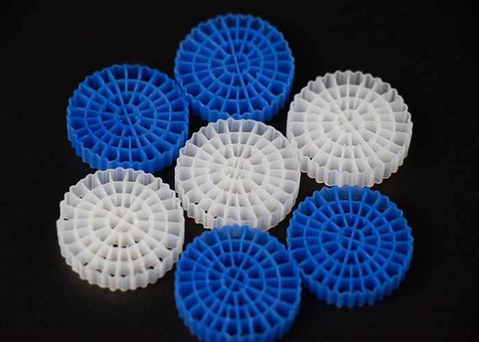 आरएएस सफेद प्लास्टिक फिल्टर मीडिया एमबीबीआर K5 मछली फार्म के लिए, जल उपचार