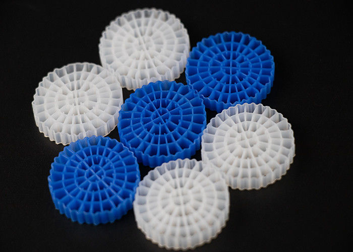 प्लास्टिक MBBR फ्लोटिंग K5 बायो फिल्टर मीडिया अपशिष्ट के लिए उच्च सतह क्षेत्र