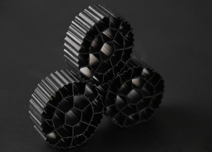 K3 प्लास्टिक फिल्टर मीडिया सफेद रंग और कुंवारी एचडीपीई सामग्री के साथ बायो मीडिया