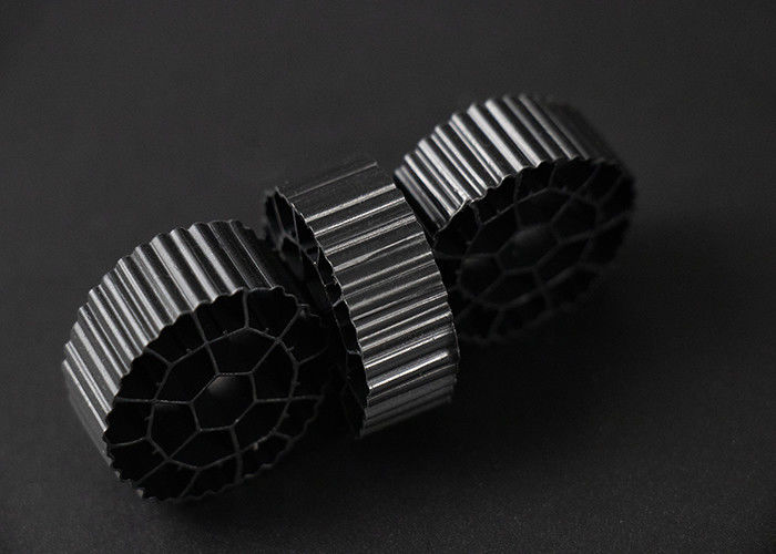 K3 प्लास्टिक फिल्टर मीडिया सफेद रंग और कुंवारी एचडीपीई सामग्री के साथ बायो मीडिया