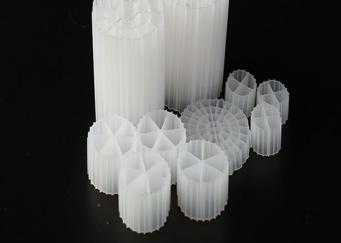 स्व-स्वच्छता मछली पालन K1 फिल्टर मीडिया MBBR फिल्टर मीडिया 19 छेद संख्या