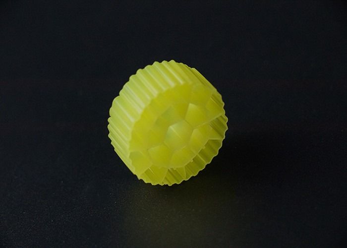 सफेद रंग MBBR फिल्टर मीडिया K3 बायो मीडिया कुंवारी एचडीपीई के साथ अच्छा प्रभाव प्रतिरोध